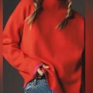 Maeve by Anthropologie Carys Mock neck sweater